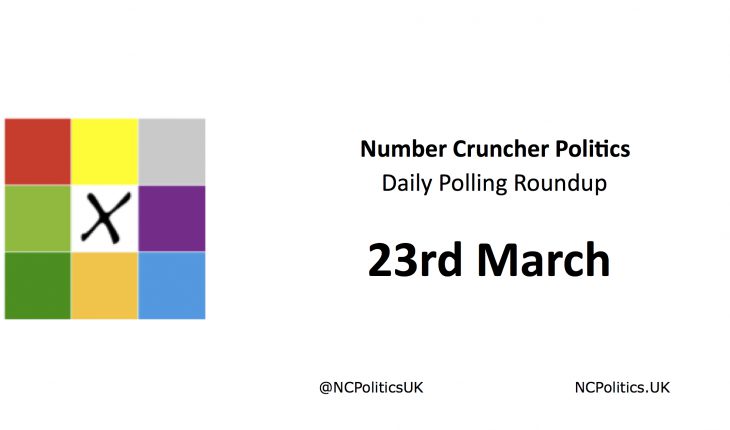 Number Cruncher Politics Daily Polling Roundup 23rd March