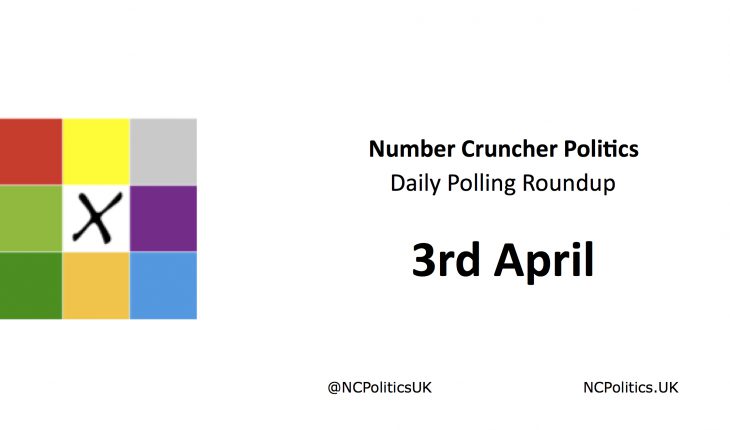 Number Cruncher Politics Daily Polling Roundup 3rd April