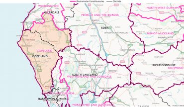 Copeland constituency map